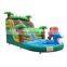 2020 New Arrivals Home Use Crownfish Jungle Water Slide Pool Children Kids Backyard Inflatable Water Slides For Backyard