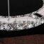 LED stainless steel round crystal chandelier Light luxury modern duplex villa hotel living room corridor engineering lighting