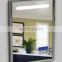frameless bathroom wall antifog mirror with light LED