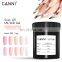 801#CANNI camouflage 1KG builder uv gel clear extention 25 colors private labeling long lasting 32oz  thin led nail gel