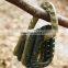 5PCS Plastic Carabiner D-Ring Key Chain Clip Hook Outdoor Camping Buckle Snap