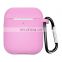 Silicone Protective Case for Airpods 1/2  Wireless Earbuds Case for Airpods Apple Airpods  Cover Case with Hook