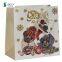Custom Recyclable 128g Coated Paper Coated Bright Film Christmas Gift Bag Clothes Shopping Bag