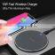 Fast Charing 10W 7.5W Aluminium Alloy Wireless Phone Charger With Blue LED Pad Wireless Charger For Iphone12