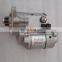 Excavator electric parts starting motor for diesel engine Kubota D1703 starter motor 9T