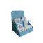 Stackable PDQ Sided Cardboard Floor Display Stand on table