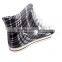 Wholesale girls lace up rain boots flat ankle rain boots