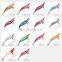 Multiple colors 18.5g/11cm Hard fishing shrimp Baits Luminous Squid Jig Lures