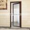 Fashion narrow frame glass door aluminum metal frame door for bathroom