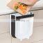 foldable car trash can 2020 amazon foldable trash can for kitchen wall mounted folded Garbage can for Car use
