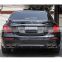 E63s AMG style car body kit for Mercedes Benz E-class include front bumper assembly GT grille tail lip tail throat