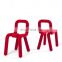 Net red creative special-shaped chair ins Nordic simple elbow dining chair design single color chair