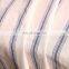 Stock small MOQ yarn dyed plain fabric cotton linen blended stripe fabric