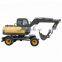 Small mini excavator machine wheel on sale