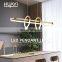 HUAYI Новый продукт. Золото-черный потолочный светильник нак pendant light, 6.8 Вт, 48 Вт, для помещений: дома, отеля, гостиной. Современный светильник нак LED chandelier