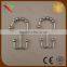 Stainless steel rings brass bead shower curtain hooks