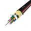 Custom ADSS aerial single mode 2 4 6 8 12 16 24 48 core adss fiber optic cable