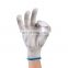 27g White Color Thickened 13 Gauge Labor Protection Nylon Cotton Knitted Safety Working Industrial Construction Gloves