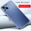 Full Package Anti Falling Metal Frame Cell Phone Case Packaging Cover Frosted Carbon Fiber For Iphone 6 7 8P X Xr 13 14 pro max