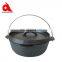 Drum cover cast iron camping pot outdoor saucepans