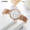 SINOBI Women Watches Unique Design Dial Quartz Clock Fashion Women Dress Wristwatch Montre Femme Stylish Quartz Ladies Watches