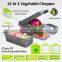 12 in 1 Multi-Purpose Manual Operation Hand Grate Food Veggie Dicer Egg Separator Mandoline Slicer Vegetable Chopper Cutter