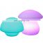 Mushroom Lamp Multifunction Display 16 Color Changes Desk Lamp Restaurant Rechargeable Battery Portable Table Lamp