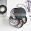 Stylish Cute Women Round Makeup Storage Portable Rotating Case Holder Travel Jewelry Box Organizer