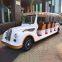Retro sightseeing car, electric golf cart, 14 seat tour car