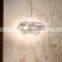 New Design Elegant Polygon Modern Home Living Room Indoor Alabaster Lights Nordic Led Marble Chandelier Pendant Light
