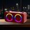 Family DJ LED USB Portable Party Blue tooth Karaoke Speaker With Mic RGB light wireless bluetooth speaker