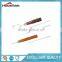 Stainless Steel Barbecue Skewers for Fondue Barbecue forks Set, Barbecue Forks Wooden Handle to Protect and portable bag