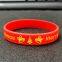 Merry Christmas Silicone Wristbands Men's and Women's Rubber Wristbands Custom Promotional Bracelets