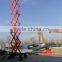 Hydraulic four wheels mobile scissor lift table