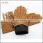 Ladies wholesale fashion touch deerskin leather gloves with tassel