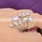 Fashion jewelry dubai crystal new model wedding ring