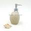 Trilateral Polyresin sandstone bathroom accessories set for hotel and home