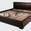 Wokemanship high quality elegant modern soft leather bed double size bed