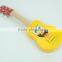 new products 2015 educational music toy yellow colour 6 string 3 years' old child play fuuny wooden musical instruments guitar