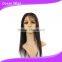 brazilian human hair font lace wig, 16", straight, natural color