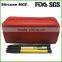  website promotion oem Silicone korean student zipper pencil case bag