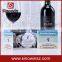 Customized Foil 76mm Wine Pourer With Paper Packaging