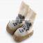 2015 Comfortable anti-slip kid shoes socks friendly rubber sole socks