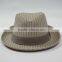 Ladies fashion winter fedora hat with rolled brim