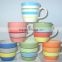porcelain cup and saucer, 12pcs coffee set, cup and plate set for 6 persons