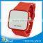 2015 Crazy sale fashion red digital silicone bracelet watch