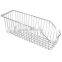 Chrome wire catheter basket - horizontal small - 400mm x 135mm x 130mm (DxWxH) Chrome wire catheter basket