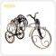 continental fashion home deco tricycle upscale vintage metal wine rack