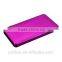 Build in cable fashionable Cosmetic case style power packs with metal case and mirror