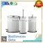 grey paiting cheap bathroom accessory set china metal bath accessories set 3pcs